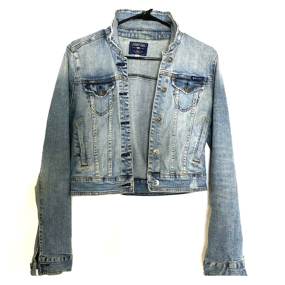 JUST USA mini denim jacket